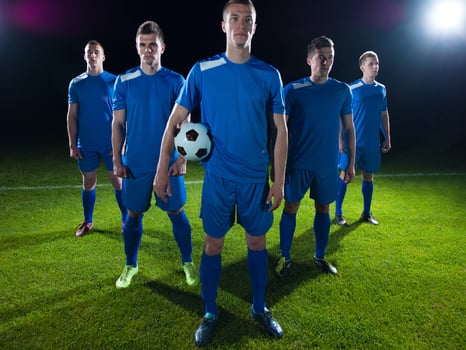 soccer players team photo