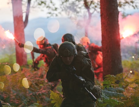 Soldier man caucasian photo