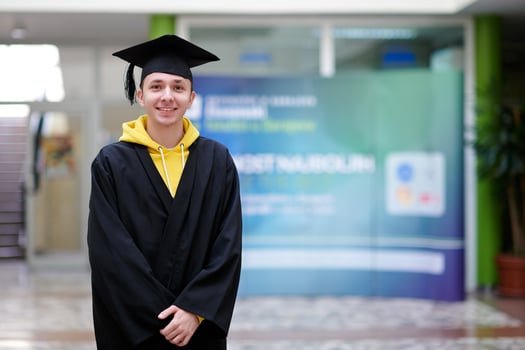 portrait of graduation day photo