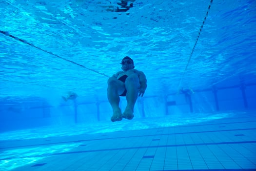 swimming pool underwater photo