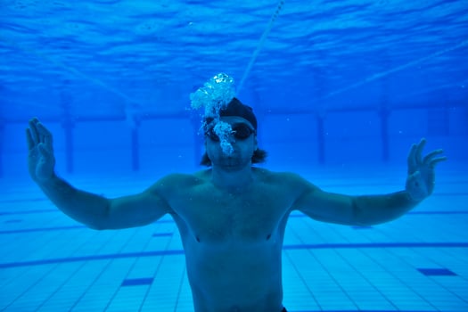 swimming pool underwater photo