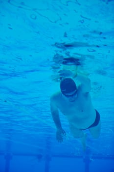 swimming pool underwater photo