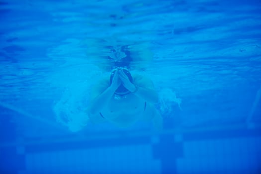 swimming pool underwater photo