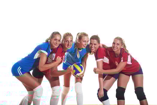 volleyball  woman group photo
