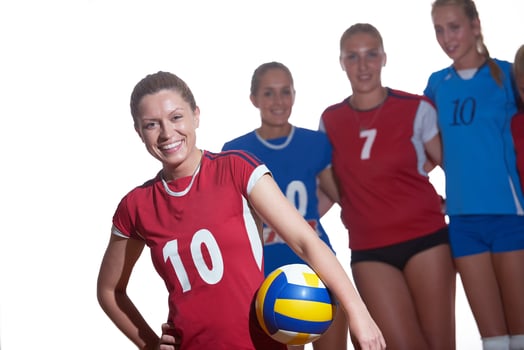 volleyball  woman group photo