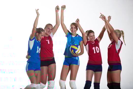 volleyball  woman group photo