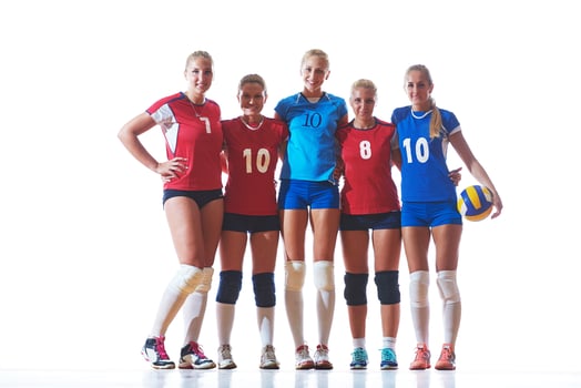 volleyball  woman group photo