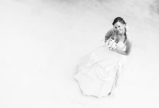 beautiful bride portrait photo