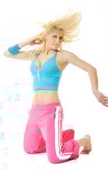 beautiful blonde woman photo