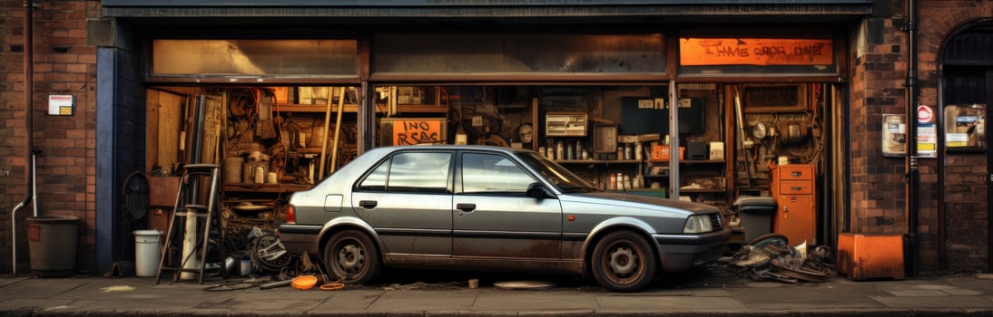 Car repair station photo