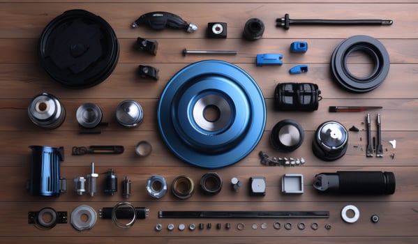 An image of all the different parts that are used in cars photo