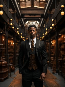 AI Generated A businessman photo