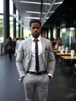 AI Generated A businessman photo