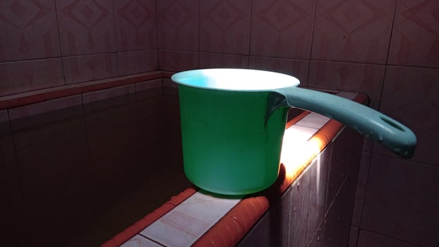 toilet and dipper bathroom atmosphere photo