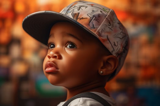 African american boy. Generate Ai photo