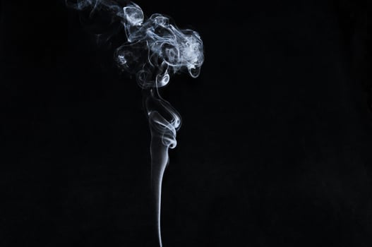 Incense stick smoke photo