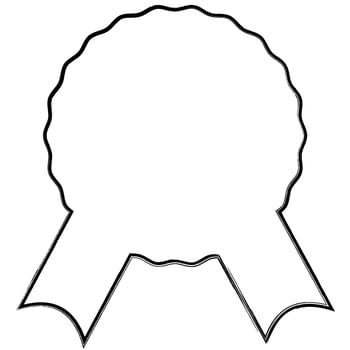 Badge sticker for decoration and design. photo