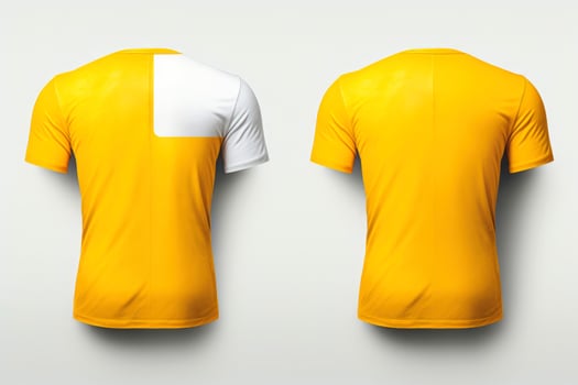 Mockup sports football team uniforms multicolors shirt, Generative AI illustration photo