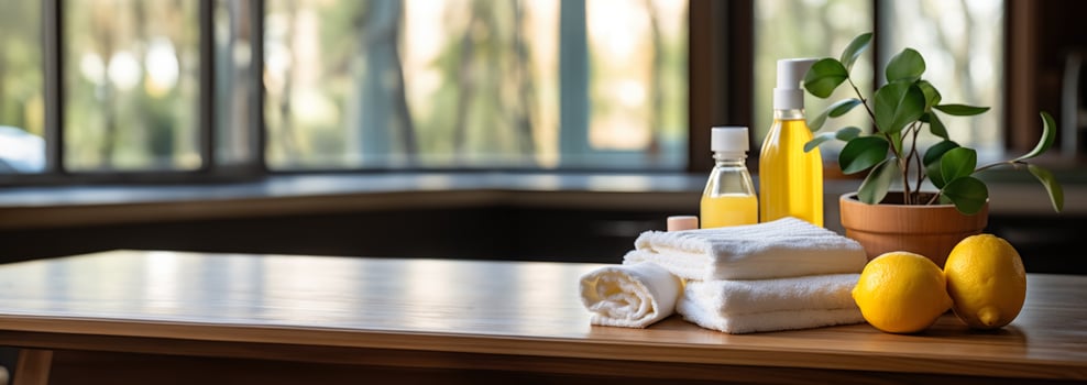 Hygiene routines for maintaining a clean home photo