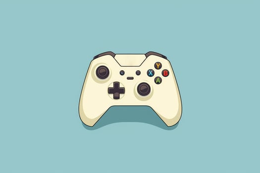 Retro video game controller photo