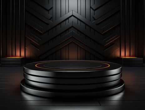 AI Generated product podium showcase photo