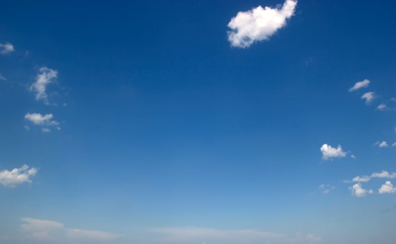 blue sky clouds white natural photo