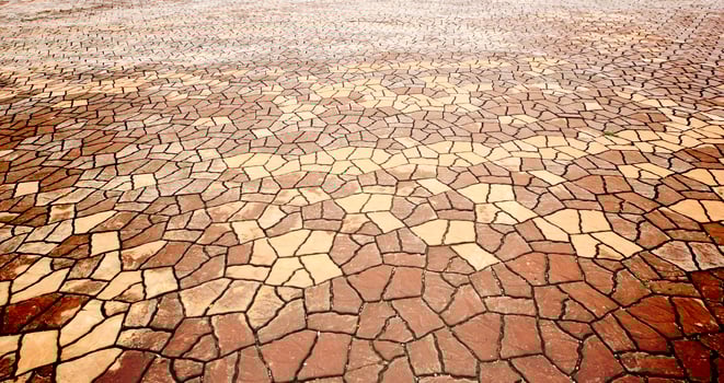 Paving stones texture walkway weathered outdoor photo