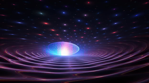 sign infinite convergence abstract ai generated photo