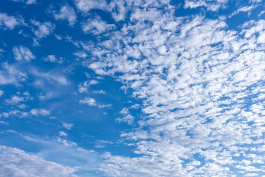 Beautiful blue sky with cloudy. Color sky is clear with white clouds on natural background. photo