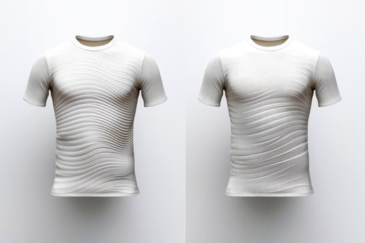 Mockup sports football team uniforms white shirt, Generative AI illustration photo