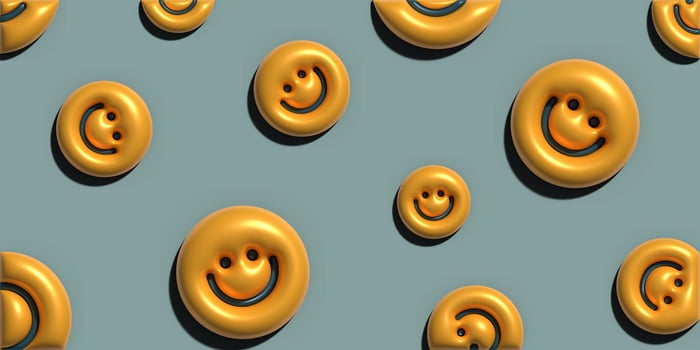 Smiley 3d cute illustration photo