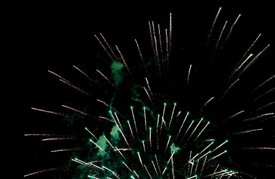 colorful abstract firework. photo