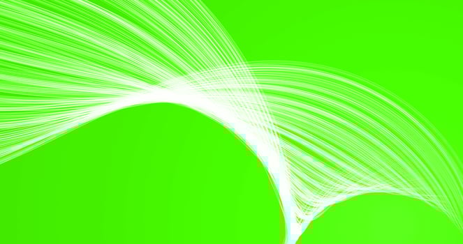 3D modern background with flowing strands design photo