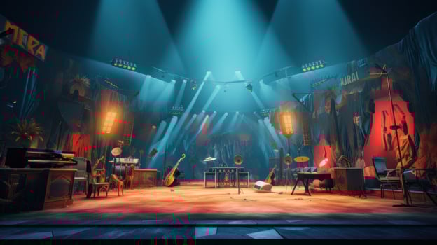 Music festival background photo