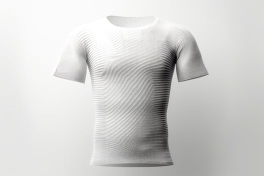 Mockup sports football team uniforms white shirt, Generative AI illustration photo