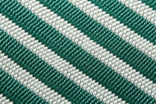 green and white striped fabric texture background. ai generated photo