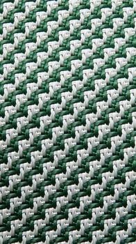 green and white striped fabric texture background. ai generated photo