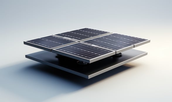 Few solar panels photo