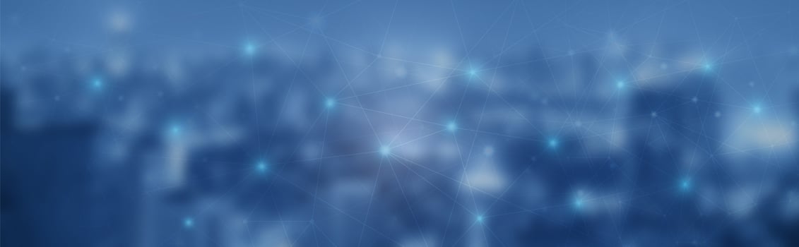 Abstract dark network background, line and dots connection concept technology photo