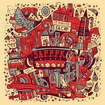 black friday sale hand drawn concept illustration doodle photo