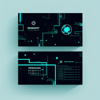 modern professional business card photo