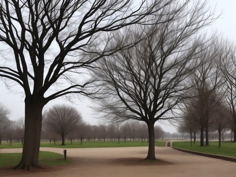 tree beautiful close up image ai generated photo