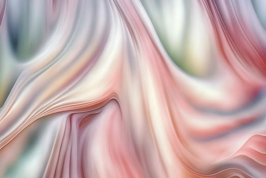 Abstract background with pastel colored satin fabric. Neural network AI generated photo