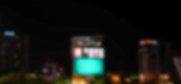 Night view of tall buildings Neighborhood the mall nobody, background business photo
