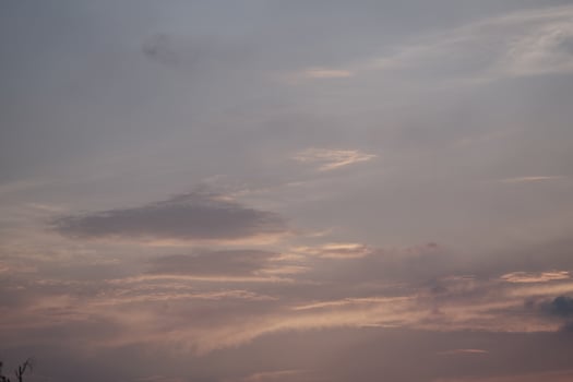 beautiful sunset over the city photo