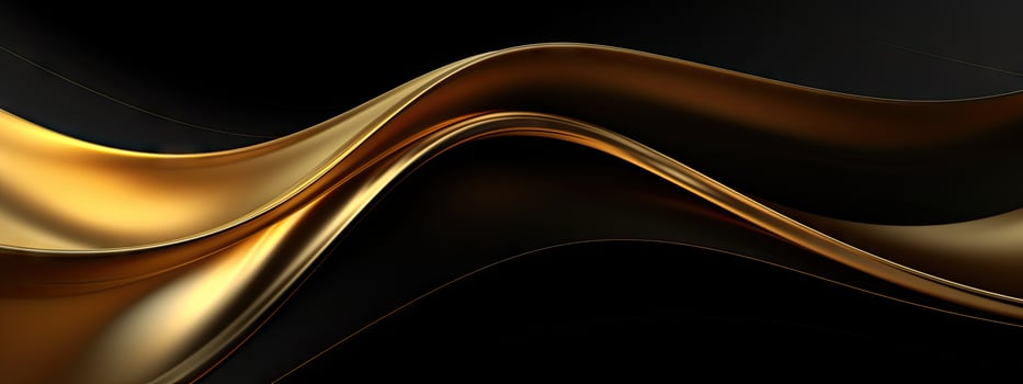 Radiant gold waves cascade diagonally, Created with generative AI tools photo
