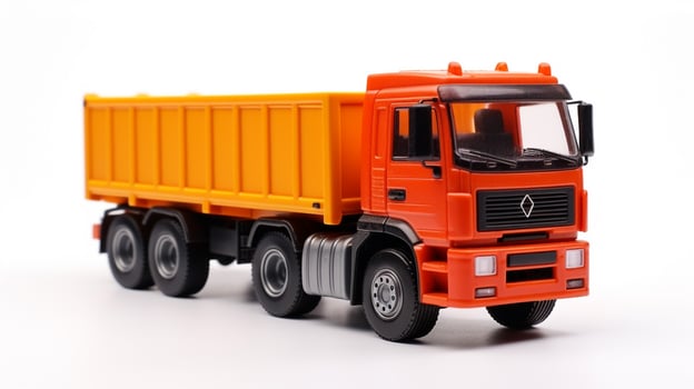 Displaying a 3D miniature Truck. Generative AI photo