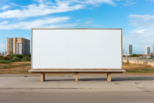 Blank billboard available for outdoor advertising posters minimal restrictions apply photo