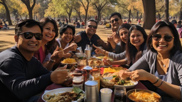 Fun-filled picnic with good company photo