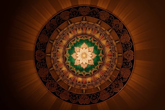 Radiant Diwali Background Illuminates the Spirit. AI Generated. photo